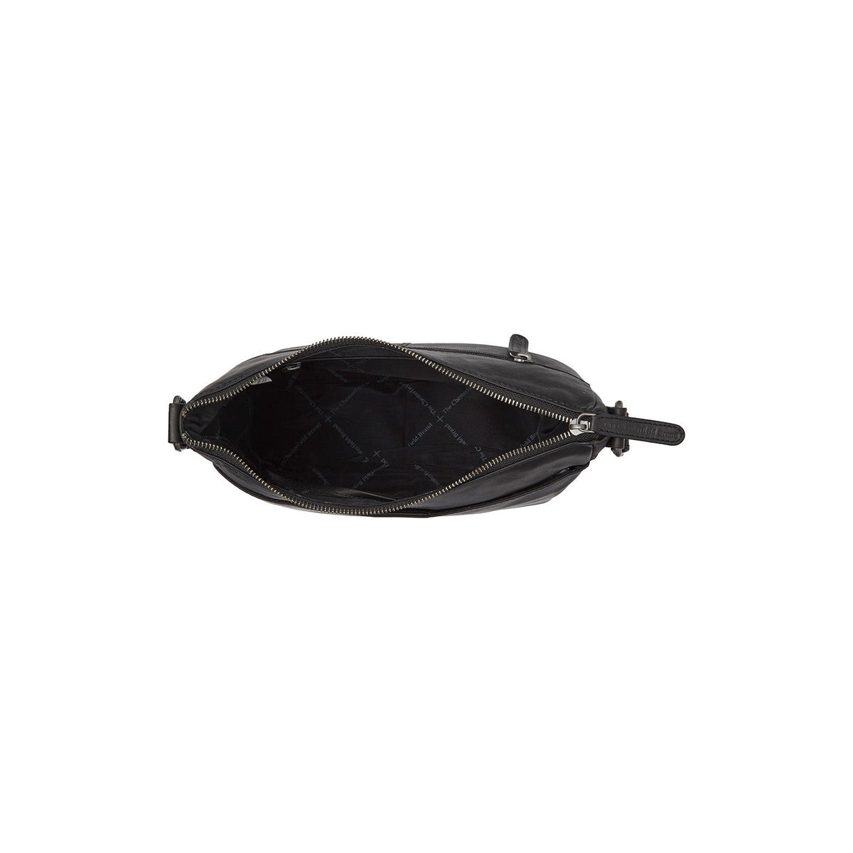 Henderson Full-Grain Leather Crossbody Bag Naisille - Structured Side Profile Showing Gusset Depth &amp; Expansion Capacity