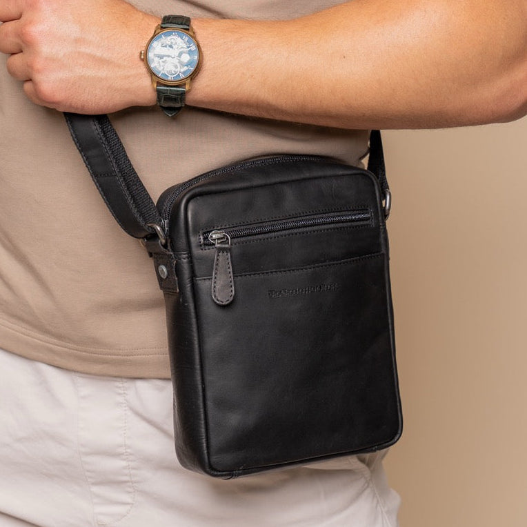 Laveno Full-Grain Leather Crossbody Bag Miehille