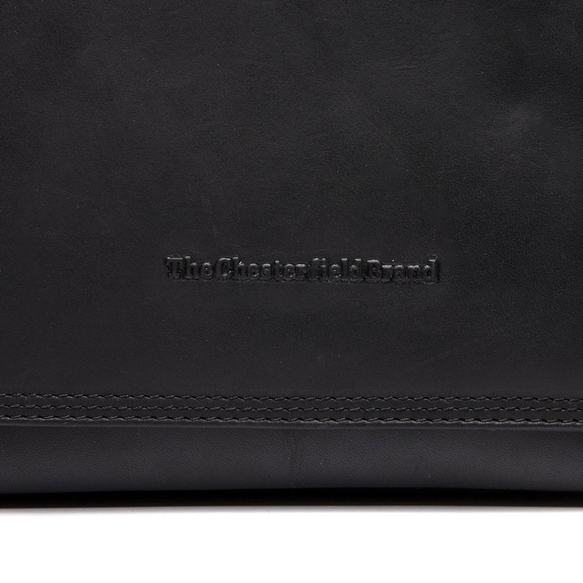 
Classic 100% Full-Grain leather Bag - Takanäkymä vahvistetuilla nahkahihnoilla