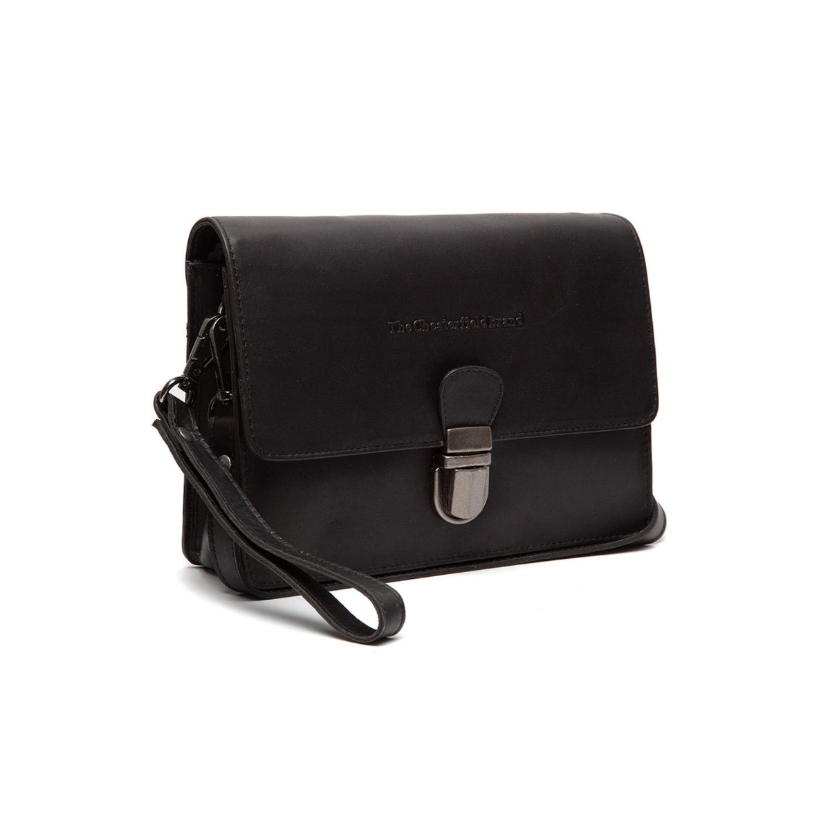Lucca Full-Grain Leather Crossbody Bag Naisille in Classic 100% Full-Grain Leather - Full Exterior Front Profile View | Buy Online
