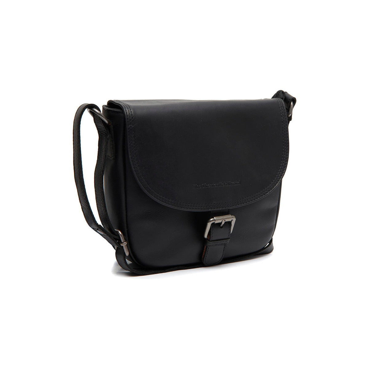 Lucian Full-Grain Leather Crossbody Bag Naisille in Classic 100% Full-Grain Leather - Full Exterior Front Profile View | Buy Online
