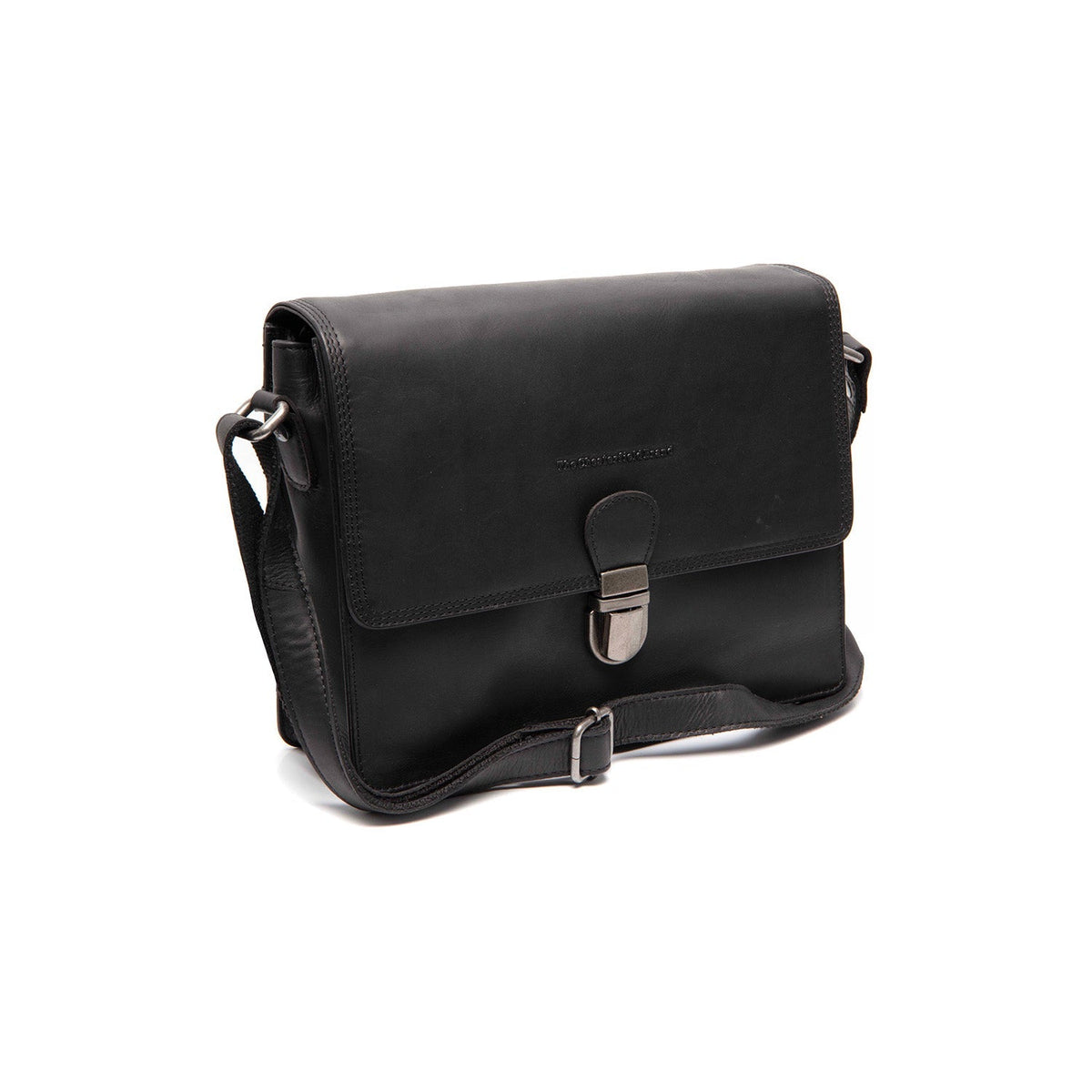 Lunor Full-Grain Leather Crossbody Bag Naisille in Classic 100% Full-Grain Leather - Full Exterior Front Profile View | Buy Online