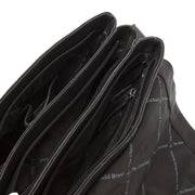 
Classic 100% Full-Grain leather Bag - Takanäkymä vahvistetuilla nahkahihnoilla
