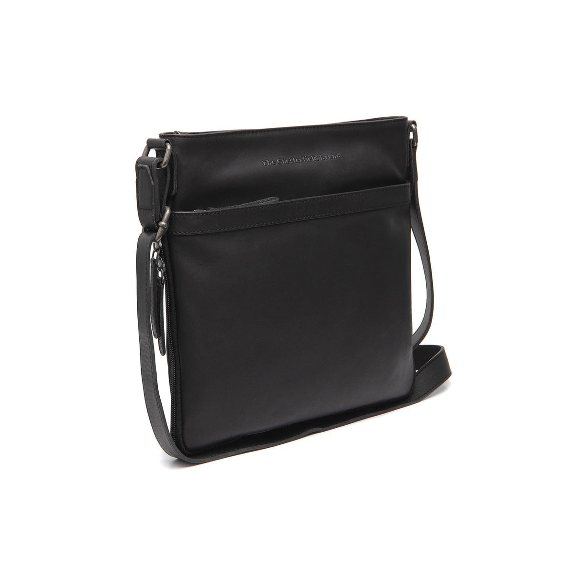 Mirea Full-Grain Leather Crossbody Bag Naisille in Classic 100% Full-Grain Leather - Full Exterior Front Profile View | Buy Online