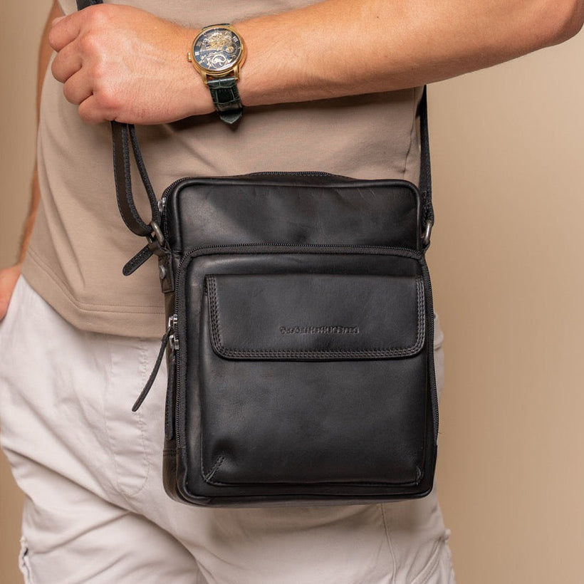 Montira Full-Grain Leather Crossbody Bag Miehille