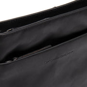 
Classic 100% Full-Grain leather Bag - Takanäkymä vahvistetuilla nahkahihnoilla