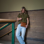 Nebraska Full-Grain Leather Crossbody Bag Naisille – alternate product view 3