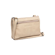 Osaka Full-Grain Leather Crossbody Bag Naisille in Classic 100% Full-Grain Leather - Full Exterior Front Profile View | Buy Online