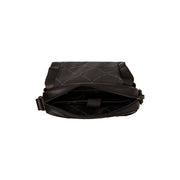 Solid Antique Brass Hardware &amp; Heavy-Duty Dual Zipper Detail on Raphael Full-Grain Leather Crossbody Bag Miehille
