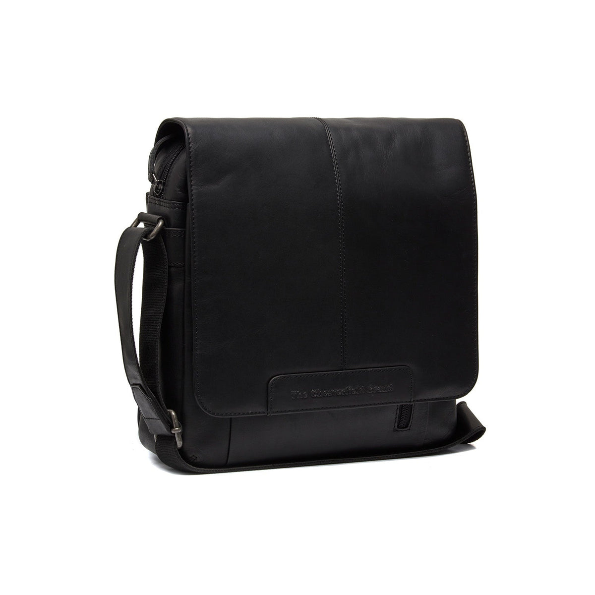 Raphael Full-Grain Leather Crossbody Bag Miehille in Classic 100% Full-Grain Leather - Full Exterior Front Profile View | Buy Online