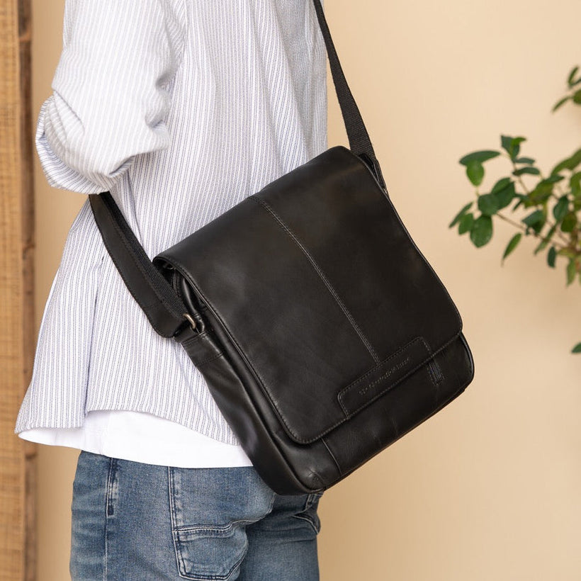 Raphael Full-Grain Leather Crossbody Bag Miehille