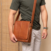 Raphael Full-Grain Leather Crossbody Bag Miehille – alternate product view 2