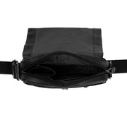 
Remy Nahkainen crossbody-laukku - Rakenteellinen sivuprofiili ja tilavuus