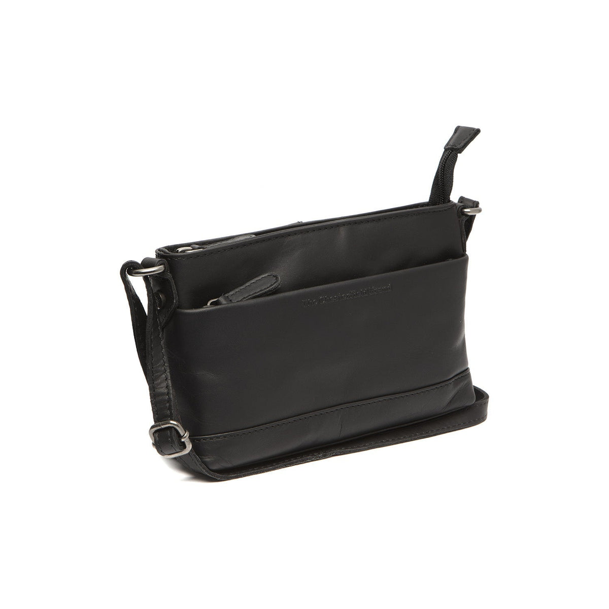 Salerno Full-Grain Leather Crossbody Bag Naisille in Classic 100% Full-Grain Leather - Full Exterior Front Profile View | Buy Online