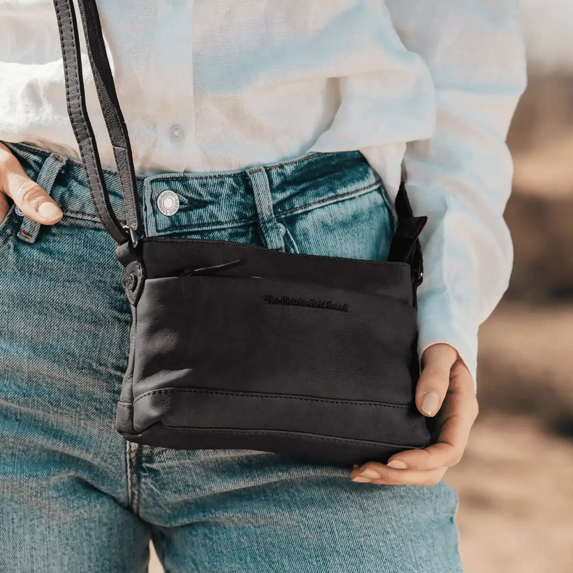 Salerno Full-Grain Leather Crossbody Bag Naisille