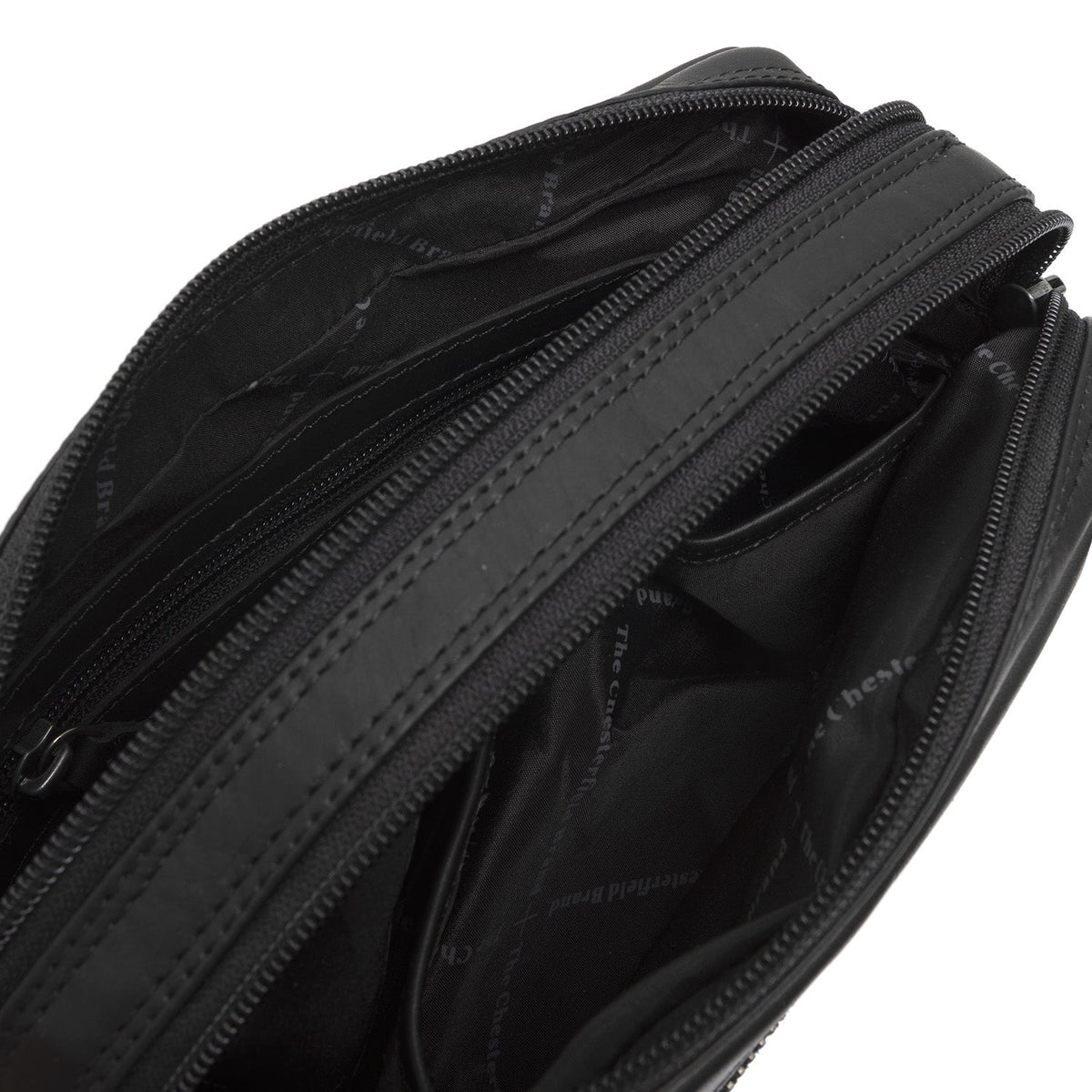 
Classic 100% Full-Grain leather Bag - Takanäkymä vahvistetuilla nahkahihnoilla