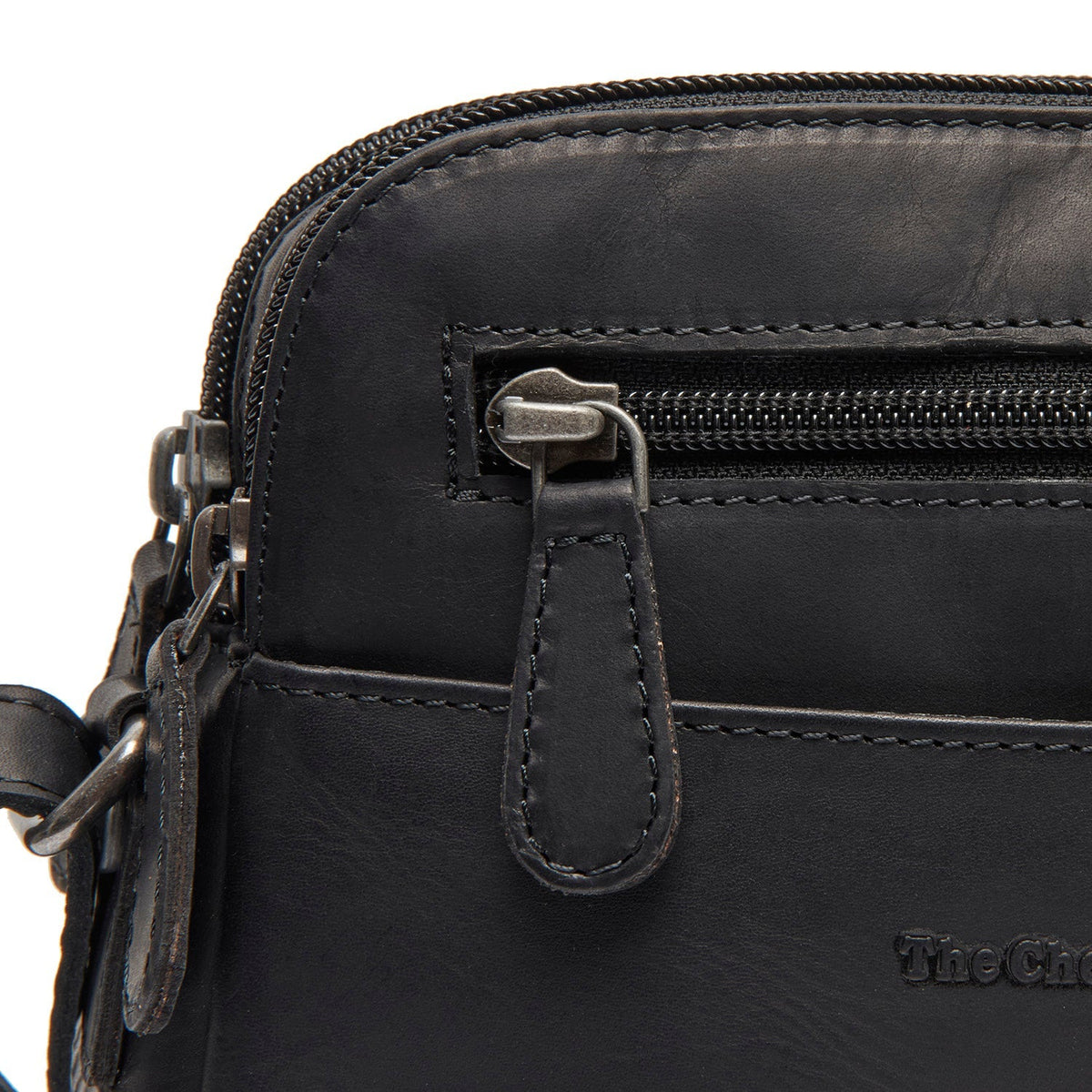 
Classic 100% Full-Grain leather Bag - Takanäkymä vahvistetuilla nahkahihnoilla