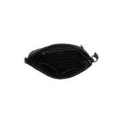 Weimar Full-Grain Leather Crossbody Bag Naisille - Structured Side Profile Showing Gusset Depth &amp; Expansion Capacity
