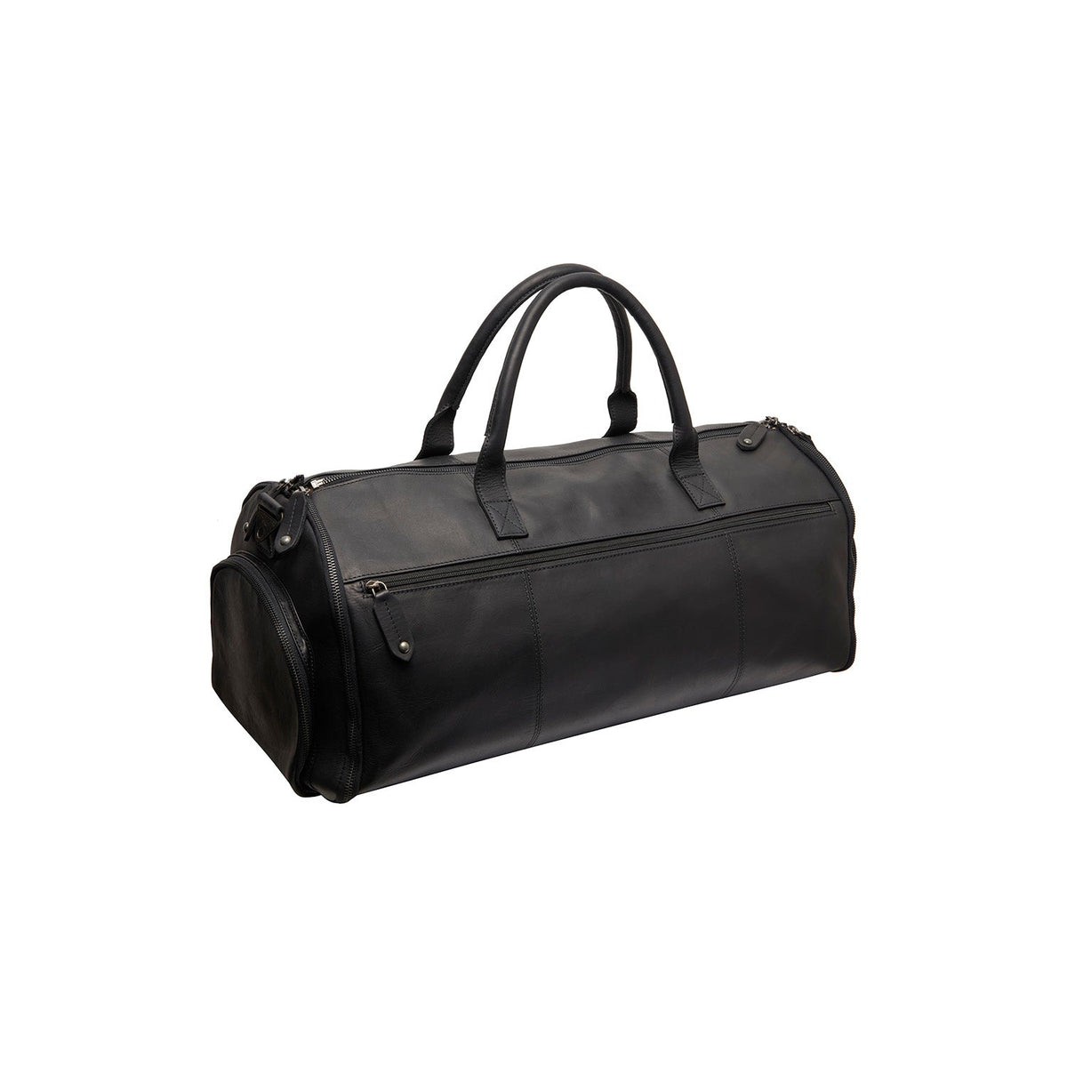 Tailored Rib Cuffs &amp; Hem Craftsmanship Construction Detail on Leather Garment Bag Finlay Naisille