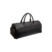 Tailored Rib Cuffs &amp; Hem Craftsmanship Construction Detail on Leather Garment Bag Finlay Naisille