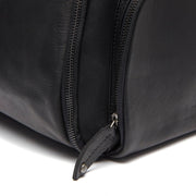 Leather Garment Bag Finlay Naisille - Lateral Side Profile View Showing Sleeve Cut &amp; Athletic Taper Fit