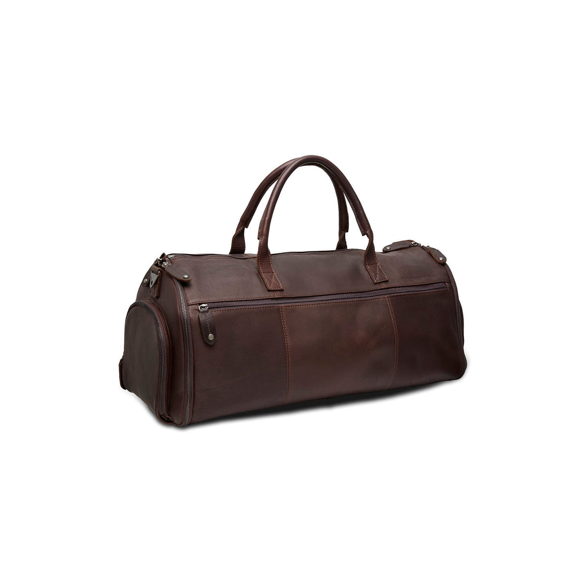 Brown Leather Garment Bag Finlay Naisille, detail view 5