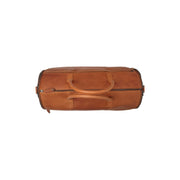 Cognac Leather Garment Bag Finlay Naisille, detail view 3