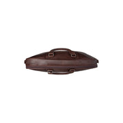 Close-Up Detail of Classic Collar &amp; Heavy-Duty Zipper Hardware on Leather Garment Bag Josh Naisille