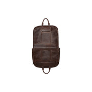 Leather Garment Bag Josh Naisille - Lateral Side Profile View Showing Sleeve Cut &amp; Athletic Taper Fit