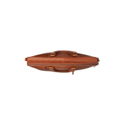 Cognac Leather Garment Bag Josh Naisille, detail view 1