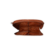 Cognac Leather Garment Bag Josh Naisille, detail view 3