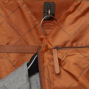 Cognac Leather Garment Bag Josh Naisille, detail view 4