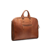 Cognac Leather Garment Bag Josh Naisille, detail view 5