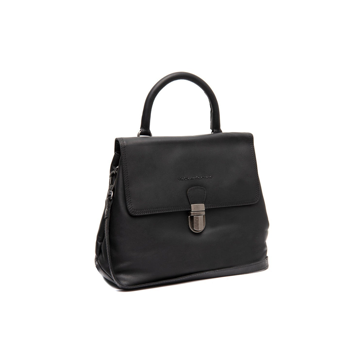 Angera Full-Grain Leather Handbag Naisille in Classic 100% Full-Grain Leather - Front Profile View &amp; Tailored Silhouette | Buy Online