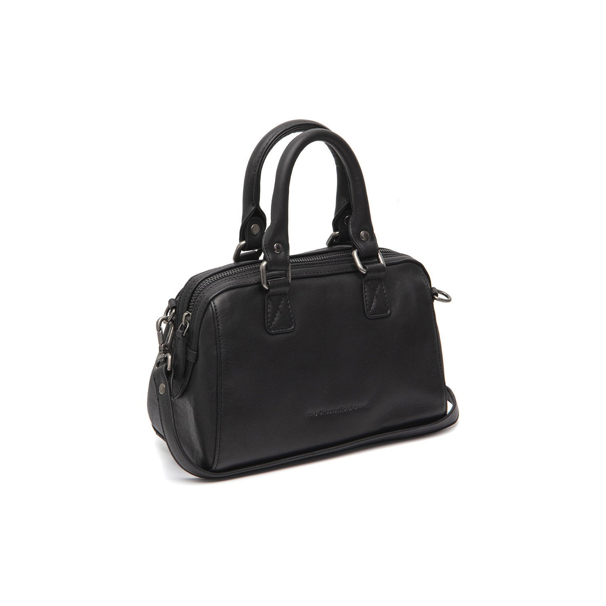 Dalford Full-Grain Leather Handbag Naisille in Classic 100% Full-Grain Leather - Front Profile View &amp; Tailored Silhouette | Buy Online