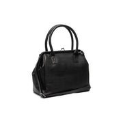 Dorin Full-Grain Leather Handbag Naisille in Classic 100% Full-Grain Leather - Front Profile View &amp; Tailored Silhouette | Buy Online