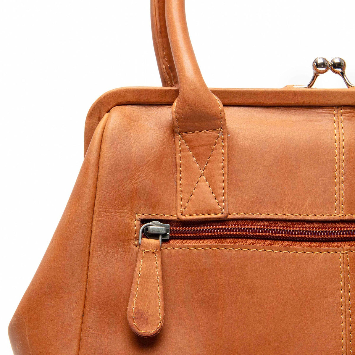 Dorin Full-Grain Leather Handbag Naisille – alternate product view 3