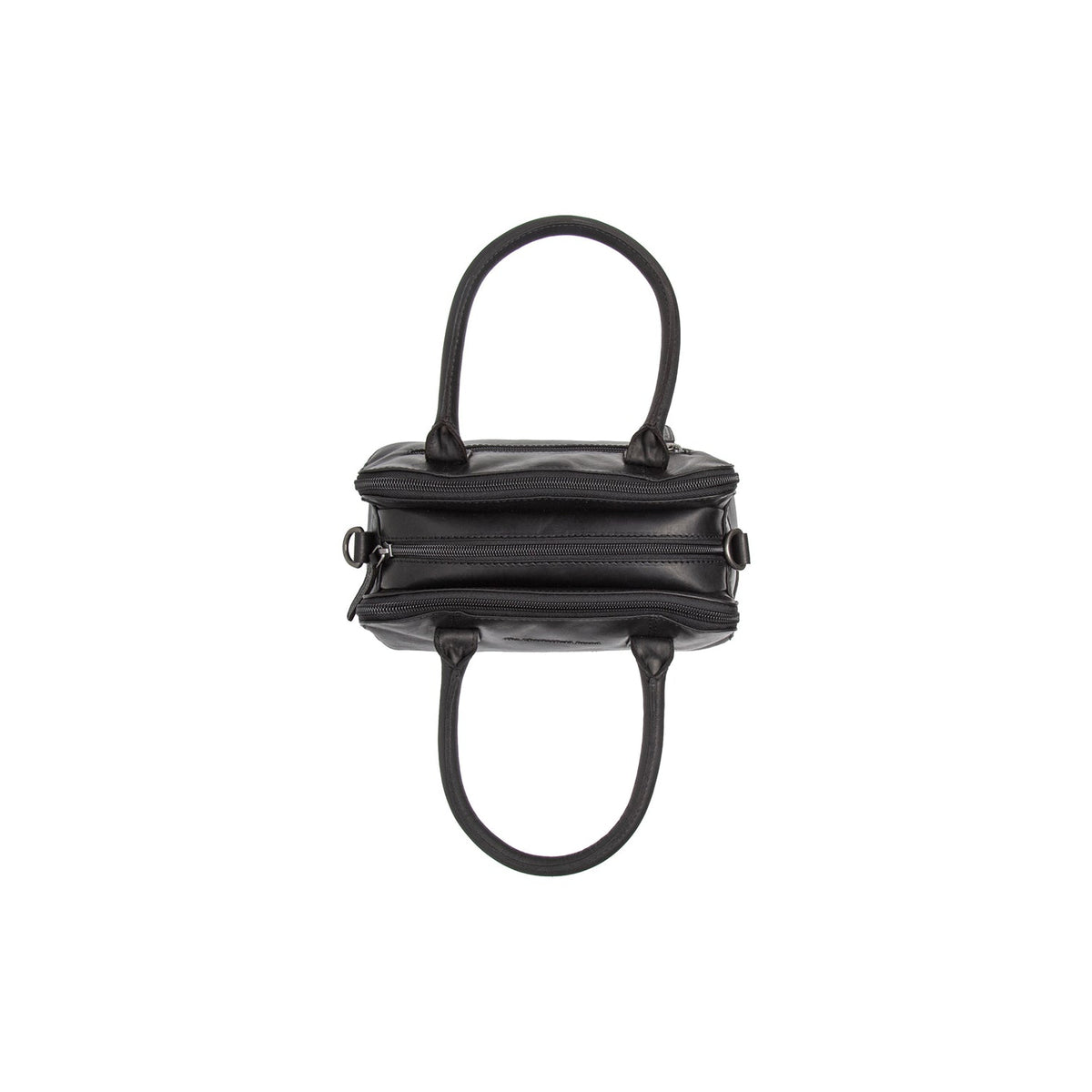 Ezra Full-Grain Leather Handbag Naisille - Lateral Side Profile View Showing Sleeve Cut &amp; Athletic Taper Fit