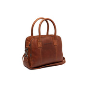 Tailored Rib Cuffs &amp; Hem Craftsmanship Construction Detail on Ezra Full-Grain Leather Handbag Naisille