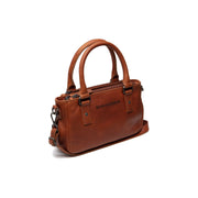 Tailored Rib Cuffs &amp; Hem Craftsmanship Construction Detail on Fenja Full-Grain Leather Handbag Naisille