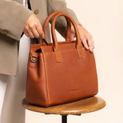 Garda Full-Grain Leather Handbag Naisille – alternate product view 2
