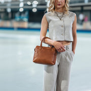 Hermosa Full-Grain Leather Handbag Naisille – alternate product view 3
