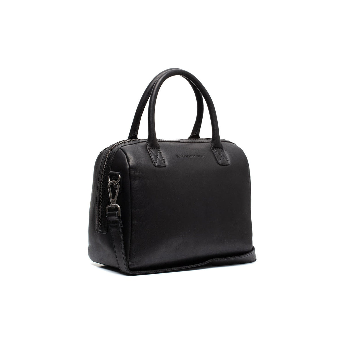 Langton Full-Grain Leather Handbag Naisille in Classic 100% Full-Grain Leather - Front Profile View &amp; Tailored Silhouette | Buy Online