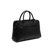 Tailored Rib Cuffs &amp; Hem Craftsmanship Construction Detail on Layton Full-Grain Leather Handbag Naisille