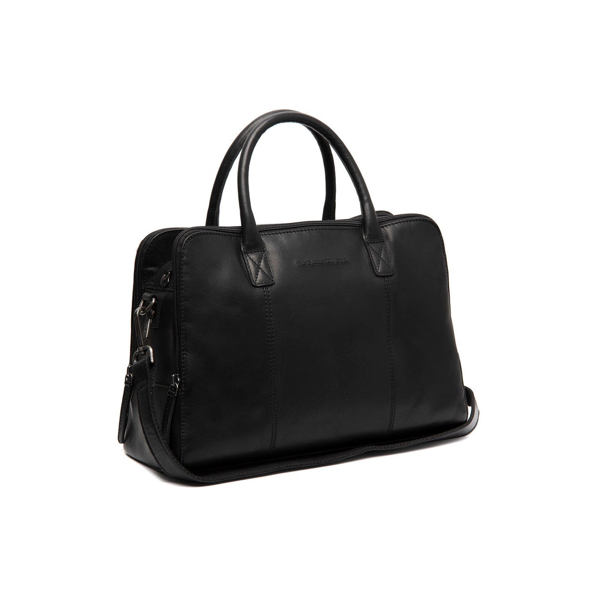 Layton Full-Grain Leather Handbag Naisille in Classic 100% Full-Grain Leather - Front Profile View &amp; Tailored Silhouette | Buy Online