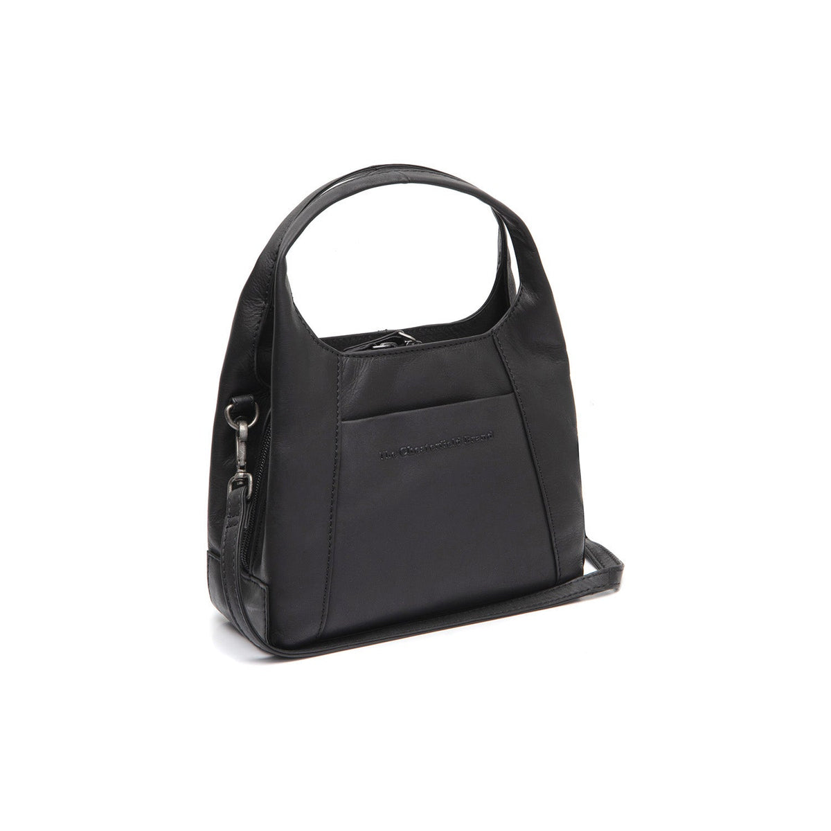 Lunera Full-Grain Leather Handbag Naisille in Classic 100% Full-Grain Leather - Front Profile View &amp; Tailored Silhouette | Buy Online