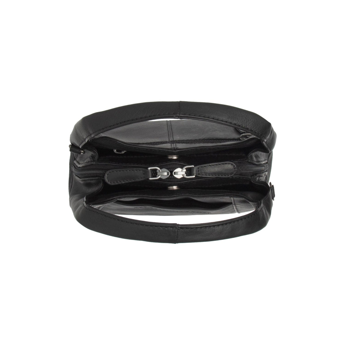 Lunera Full-Grain Leather Handbag Naisille - Lateral Side Profile View Showing Sleeve Cut &amp; Athletic Taper Fit
