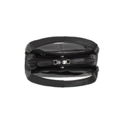 Lunera Full-Grain Leather Handbag Naisille - Lateral Side Profile View Showing Sleeve Cut &amp; Athletic Taper Fit