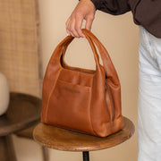 Lunera Full-Grain Leather Handbag Naisille – alternate product view 2