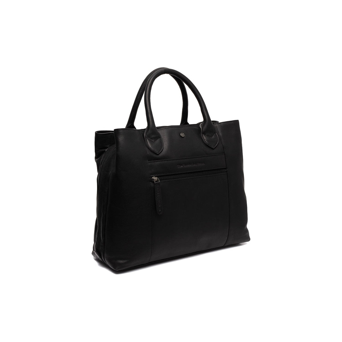 Tailored Rib Cuffs &amp; Hem Craftsmanship Construction Detail on Passau Full-Grain Leather Handbag Naisille